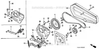 COUVERCLE DE COURROIE  (F401K2/F501K2/K3/F502) pour Honda F401K2