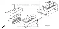 FILTRE A AIR pour Honda F405K1
