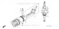 PISTON   VILEBREQUIN pour Honda F405K1