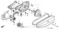 COUVERCLE DE COURROIE / POULIE pour Honda F420K2