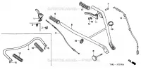 TUYAU DE GUIDON / PAPILLON CABLE pour Honda F420K2
