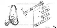 ARBRE DE ROUE  (F510K5/K6) pour Honda F510K6