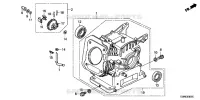 CORPS DE CYLINDRE pour Honda F510K6