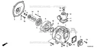 CARTER  (3) pour Honda WB30XN