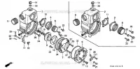 CARTER / ROUE MOBILE pour Honda WT-D30