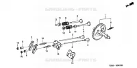 ARBRE A CAMES pour Honda WT20XK1