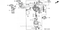 CARBURATEUR pour Honda WT20XK1