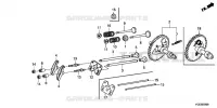ARBRE A CAMES pour Honda WT30XK4