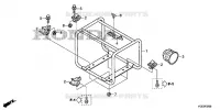 CADRE  (1) pour Honda WT30XK4