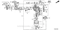 CARBURATEUR pour Honda WT30XK4