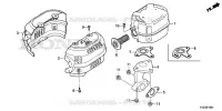 SILENCIEUX  (2) pour Honda WT30XK4