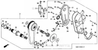 BOITE DE VITESSES  (1) pour Honda HRB475K1