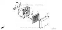 FILTRE A AIR pour Honda HRG415C1