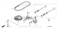 ARBRE A CAMES pour Honda HRS216K7