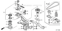 LAME ROTATIVE pour Honda HRX476C2