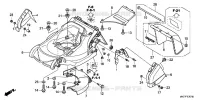 LOGEMENT DE COUTEAU  (2) pour Honda HRX476C2