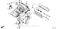 LOGEMENT DE COUTEAU  (3) pour Honda HRX476C2