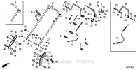 TUYAU DE GUIDON  (3) pour Honda HRX476C2