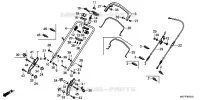 TUYAU DE GUIDON  (5) pour Honda HRX476C2
