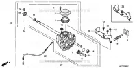 BOITE DE VITESSES  (2) pour Honda HRX537C6