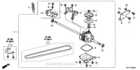BOITE DE VITESSES  (4) pour Honda HRX537C6