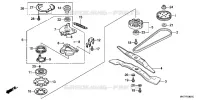 LAME ROTATIVE  (2) pour Honda HRX537C6