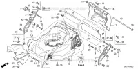 LOGEMENT DE COUTEAU pour Honda HRX537C6