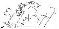 TUYAU DE GUIDON  (5) pour Honda HRX537C6