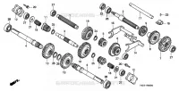 BOITE DE VITESSES pour Honda HP250K2
