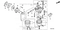 CARBURATEUR pour Honda HP250K2