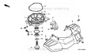 CARTER DEMULTIPLICATEUR pour Honda HP250K2