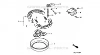 CLOCHE D'EMBRAYAGE pour Honda HP250K2