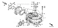 CORPS DE CYLINDRE / CULASSE pour Honda HP250K2