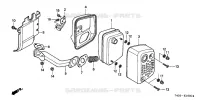 SILENCIEUX D'ECHAPPEMENT pour Honda HP250K2