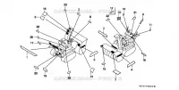 ETIQUETTES pour Honda HS624K2