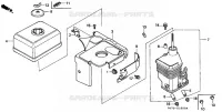 FILTRE A AIR pour Honda HS624K2