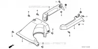GARDE BOUE pour Honda HS624K2