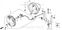PHARE pour Honda HS624K2
