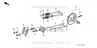 ARBRE A CAMES pour Honda HS724
