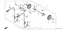 ROUE ARRIERE pour Honda WT30X
