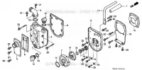 CARTER  (WX10) pour Honda WX10