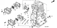 CORPS DE CYLINDRE pour Honda WZ20