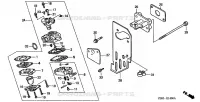 CARBURATEUR pour Honda WJR2215