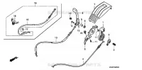 POIGNEE D'ACCELERATION  (1) pour Honda HRB536C