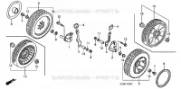 ROUE AVANT pour Honda HRB536C
