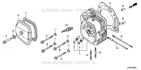 CULASSE pour Honda HSS1380I