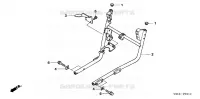 TUYAU DE GUIDON  (INFERIEUR) pour Honda HSS1380I