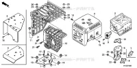 SILENCIEUX D'ECHAPPEMENT pour Honda HSS970