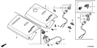 TABLEAU DE COMMANDE  (1) pour Honda HSS970