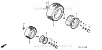 ROUE ARRIERE pour Honda H1011H